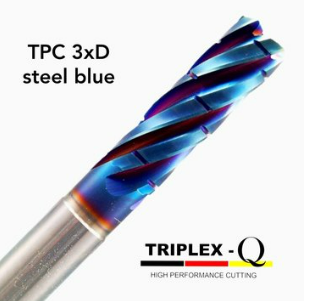 TRIPLEX-Q steel blue *TPC 3XD
